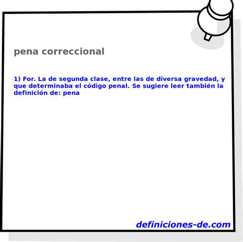peña de carácter correccional.